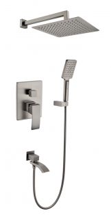 Душевая система скрытого монтажа Grocenberg GB5007BG Графит