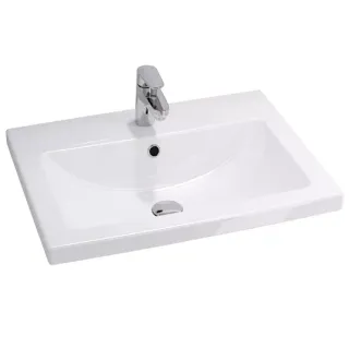 Тумба-умывальник Comforty Никосия 70Н дуб темный с раковиной Como 70