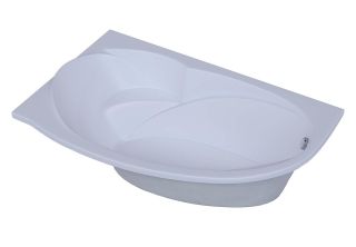 Акриловая ванна Aquatek Бетта BET170-0000099 170х97 см левая с фронтальным экраном сборно-разборный сварной каркас