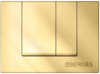 Кнопка смыва Berges Novum золото 040049