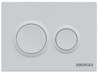 Инсталляция для унитаза Berges Novum 040264 с белой Soft Touch кнопкой O4