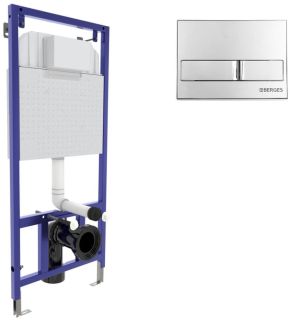 Инсталляция для унитаза Berges Novum L4 с кнопкой soft touch белый 040214