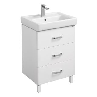 Тумба под раковину Акватон Америна 60см белый 1A168901AM010