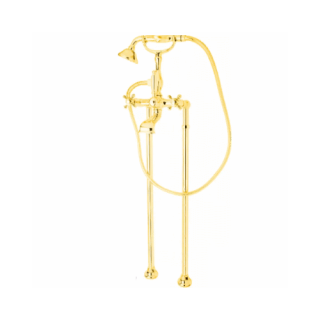 Напольный смеситель для ванны, золото Cezares NOSTALGIA-VDP-03/24-M