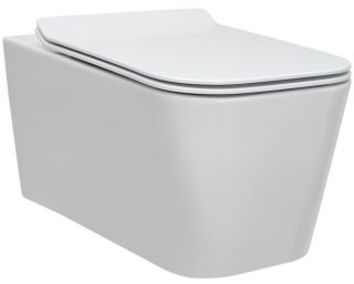 Комплект Berges 4в1 043230: инсталляция NOVUM525 кнопка S5 SoftTouch чёрная унитаз Floe Rimless сидение Floe Slim SO