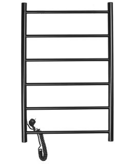 Полотенцесушитель электрический Domoterm Классик DMT 109-6 50х80 EK L чёрный