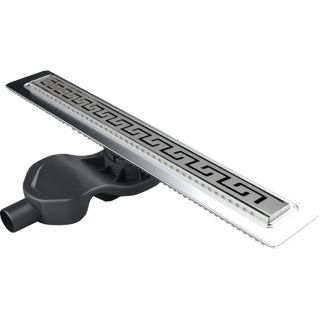 Душевой лоток Berges Wasserhaus B1 Antik 090121 30 Матовый хром