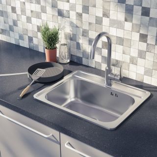 Мойка кухонная IDDIS Basic сатин BAS53S0i77