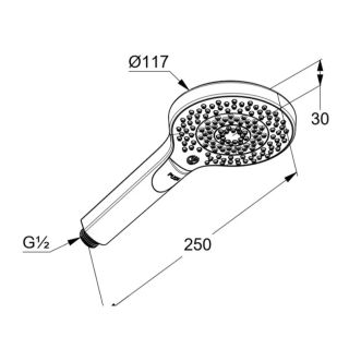 Душевой комплект Kludi Bozz 386340576 хром