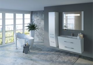 Тумба под раковину Bellezza Берта 100см белый 00000007113