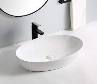 Раковина-чаша CeramaLux 9433 белая 62 см