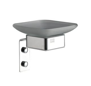 Мыльница стеклянная с держателем Boch Mann BM10661 хром