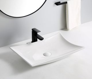 Раковина-чаша CeramaLux 7701B белая 57 см