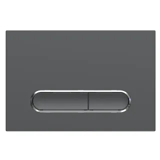 Кнопка смыва Boheme 667-GM механическая оружейная сталь