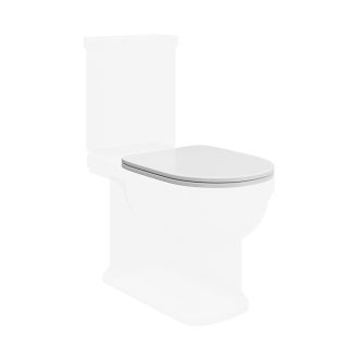 Kerama Marazzi Сиденье POMPEI PO.seat.01\WHT Soft close + Clip up белый