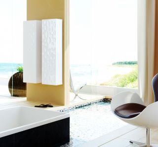 Пенал подвесной Clarberg Dune DUN0535 35x133см белый