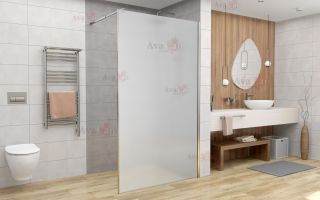 Душевая перегородка AvaCan MC120 MT хром