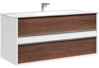 Подвесная тумба под раковину Clarberg Evolution EV0112CD 120см крафт тёмный