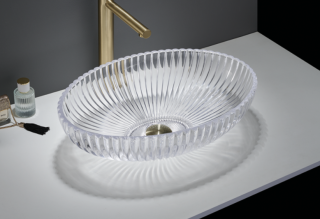 Раковина  CeramaLux GL49 прозрачная 51 см