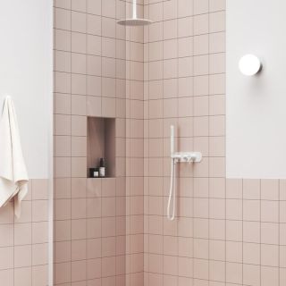 Смеситель для душа Ravak Espirit X070250 ES 065.10WV.O2+S БЕЛЫЙ ВЕЛЬВЕТ