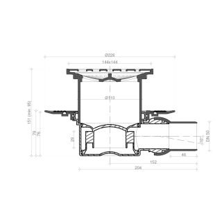 Душевой трап Confluo Standard Tide 1
