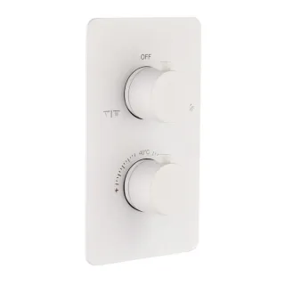 Встраиваемый смеситель для душа Boheme Cell 134-2-MW термостатический белый матовый