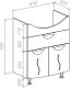 Тумба под раковину Bellezza Глория 65см белый 00000006219
