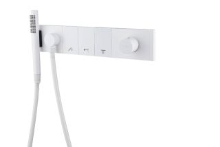 Встраиваемый смеситель для душа Boheme Zodiac 132-SYS-MW белый матовый