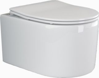 Подвесной унитаз Ceramica Nova Moments CN3003 безободковый белый