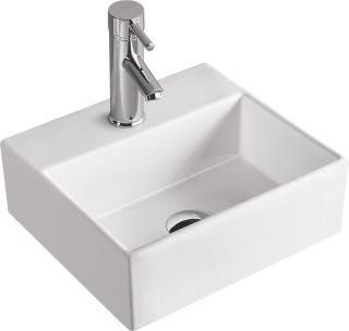 Раковина накладная SantiLine SL-2001 33см белый