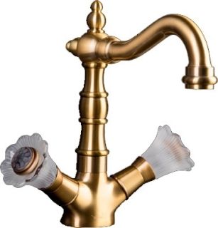 Смеситель для раковины Boheme Camelia золото 312-Camelia