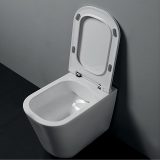 Сиденье для унитаза Kerasan Tribeca 519201 с крышкой белый