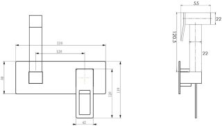 Гигиенический душ Boheme Q со смесителем белый/хром 147-WCR