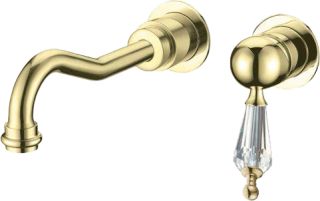 Смеситель встраиваемый Boheme Imperiale Ripresa для раковины золото 327
