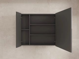 Зеркало-шкаф Style Line Лима ЛС-00002345 80 см графит