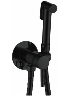 Гигиенический душ со смесителем Haiba HB5511-7 чёрный матовый