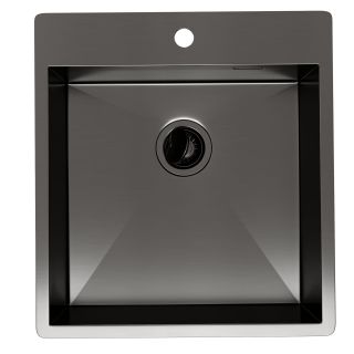 Мойка кухонная Reflexion Iseo 46-BL RX2246BL оружейная сталь