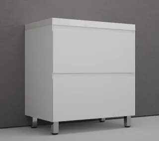 Тумба под раковину напольная Style Line Манхэттен ЛС-00002371 80 см белый матовый