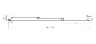 Шторка на ванну Ravak Supernova AVDP3-150 40VP0102Z1 Transparent профиль белый