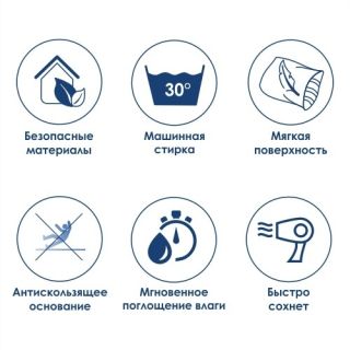 Коврик WasserKraft Dill BM-3920