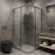 Душевой уголок Timo T37 100x100 см никель