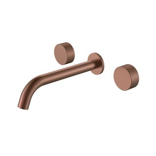 Встраиваемый смеситель для раковины Boheme Stick Spirale 152-2-BRB.4 брашированная бронза