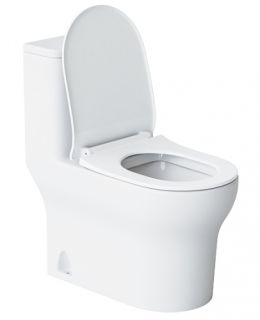 Унитаз-моноблок Laguraty Z9005A с сиденьем микролифт белый