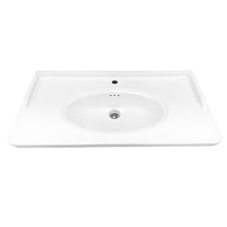 Comforty Тумба-умывальник "Палини-100" белый с раковиной 50110