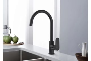 Смеситель для кухни Aquatek Оберон AQ1282MB черный