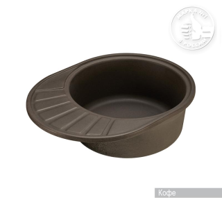 Мойка кухонная Акватон Чезана 57 см кофе