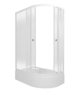 Душевая кабина Triton Коралл-Лайт Щ0000068951 левая 120x80 см профиль белый стекло градиент