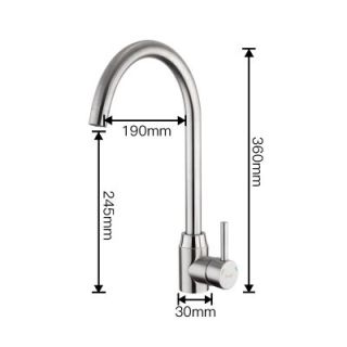 Смеситель для кухни Frap F41899-2 Сатин