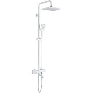 Душевая стойка Gappo G2491-8 с термостатом белый