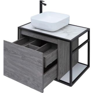 Тумба под раковину Aquanet Nova Lite Loft 261654 L 75 см дуб рошелье